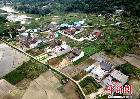 空中鸟瞰中国历史文化名镇——霍童古镇