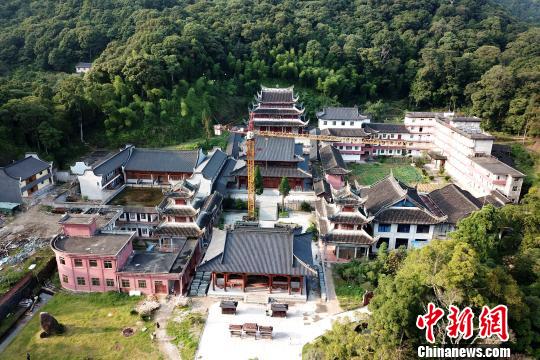 空中鸟瞰中国历史文化名镇——霍童古镇