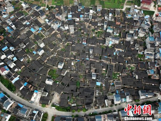 空中鸟瞰中国历史文化名镇——霍童古镇