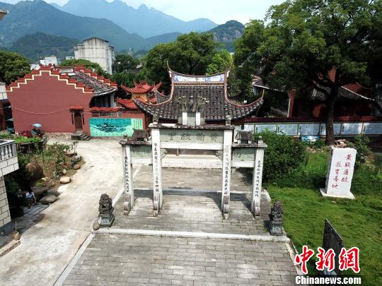 空中鸟瞰中国历史文化名镇——霍童古镇