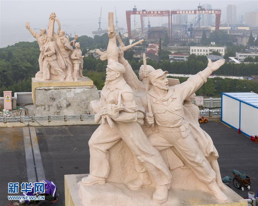 南京长江大桥初露新颜